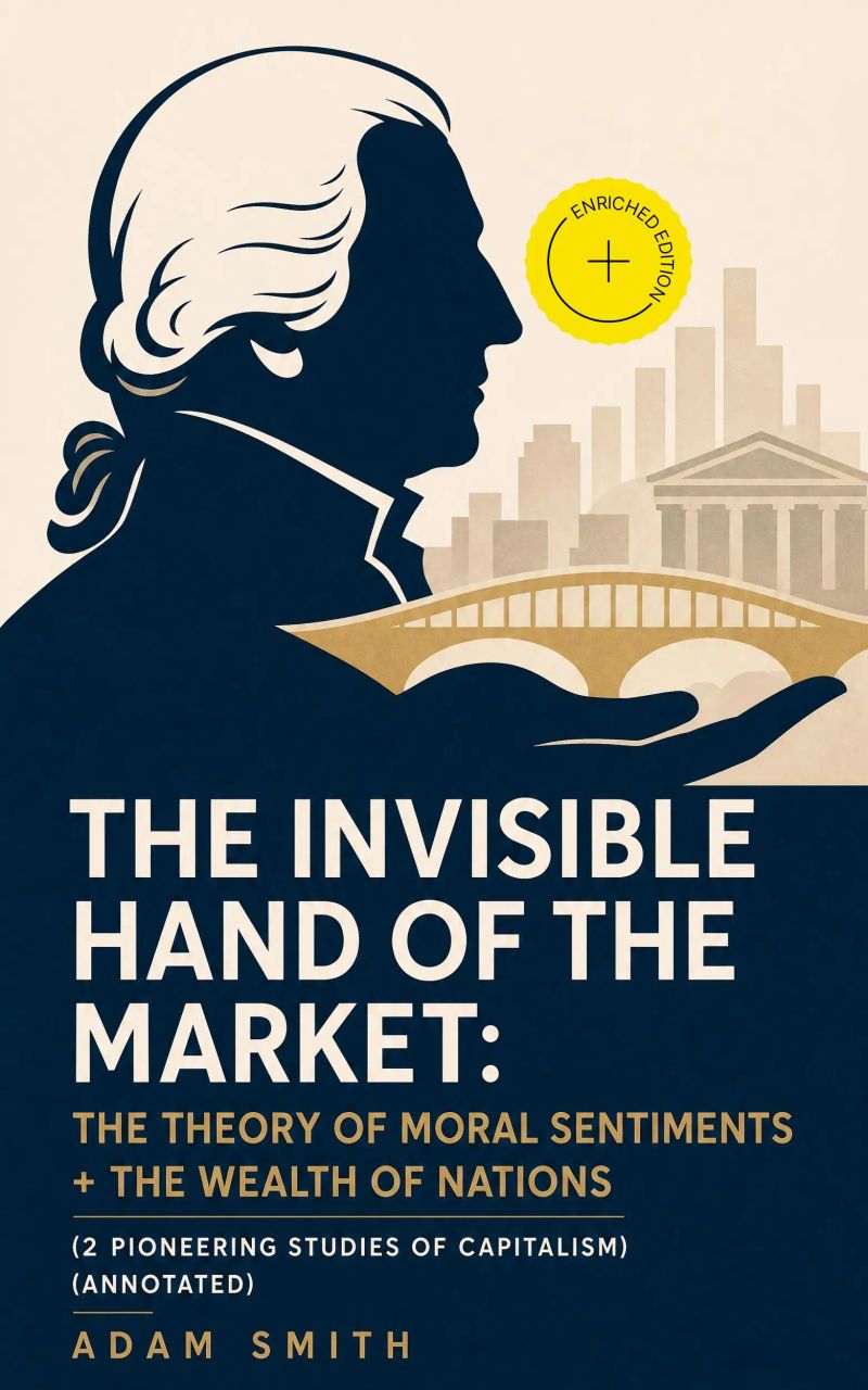 The Invisible Hand of the Market: The Theory of Moral Sentiments + The Wealth of Nations (2 Pioneering Studies of Capitalism) (Annotated)