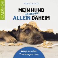 Mein Hund gelassen allein daheim
