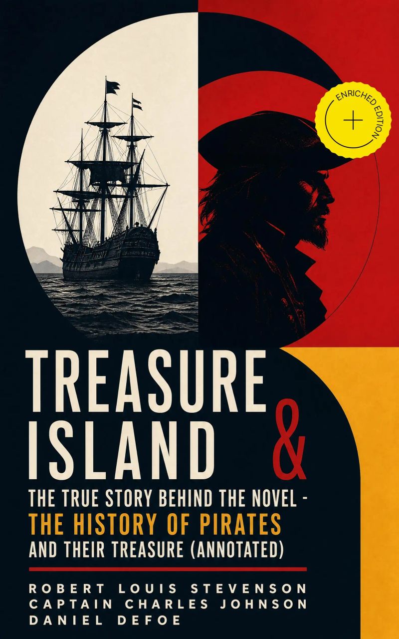 Treasure Island & The True Story Behind The Novel - The History Of Pirates and Their Treasure (Annotated)