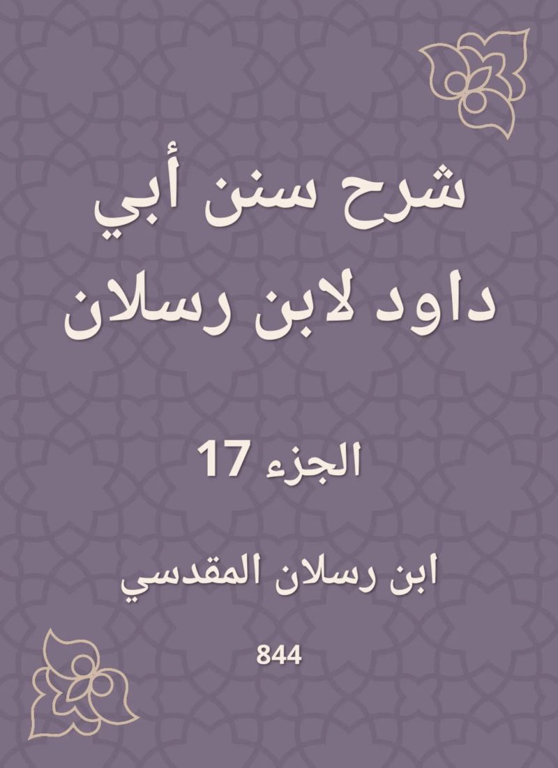 شرح سنن أبي داود لابن رسلان