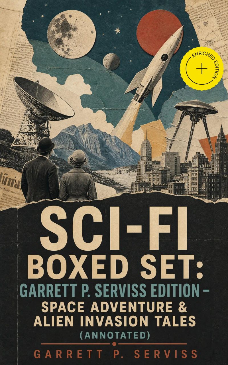 Sci-Fi Boxed Set: Garrett P. Serviss Edition - Space Adventure & Alien Invasion Tales (Annotated)
