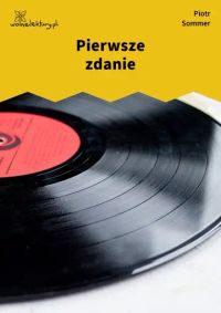 Pierwsze zdanie