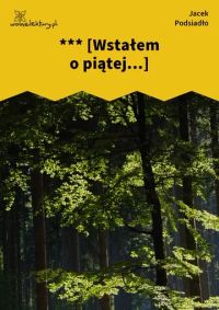 *** [Wstałem o piątej...]