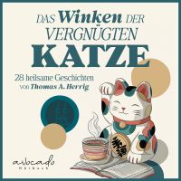Das Winken der vergnügten Katze