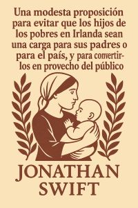 Una modesta proposición para evitar que los hijos de los pobres en Irlanda sean una carga para sus padres o para el país, y para convertirlos en provecho del público