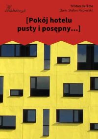 [Pokój hotelu pusty i posępny...]