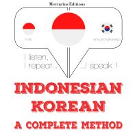 Saya belajar bahasa Korea