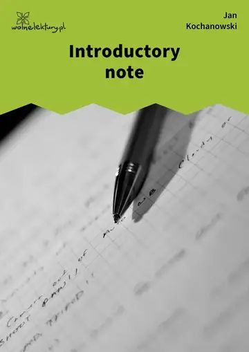 Introductory note