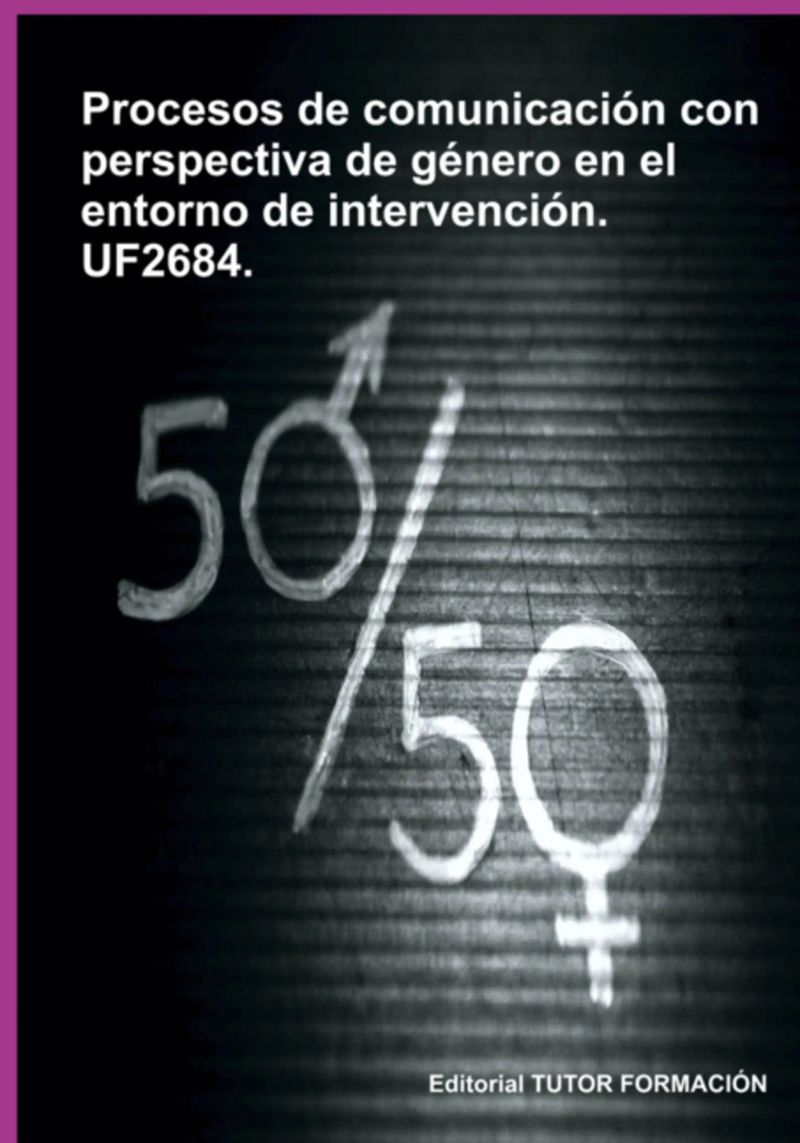 Procesos De Comunicación Con Perspectiva De Género En El Entorno De Intervención. Uf2684.