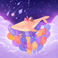 The whale who flew in the clouds