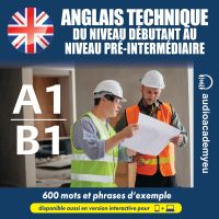 Anglais technique A1-B1