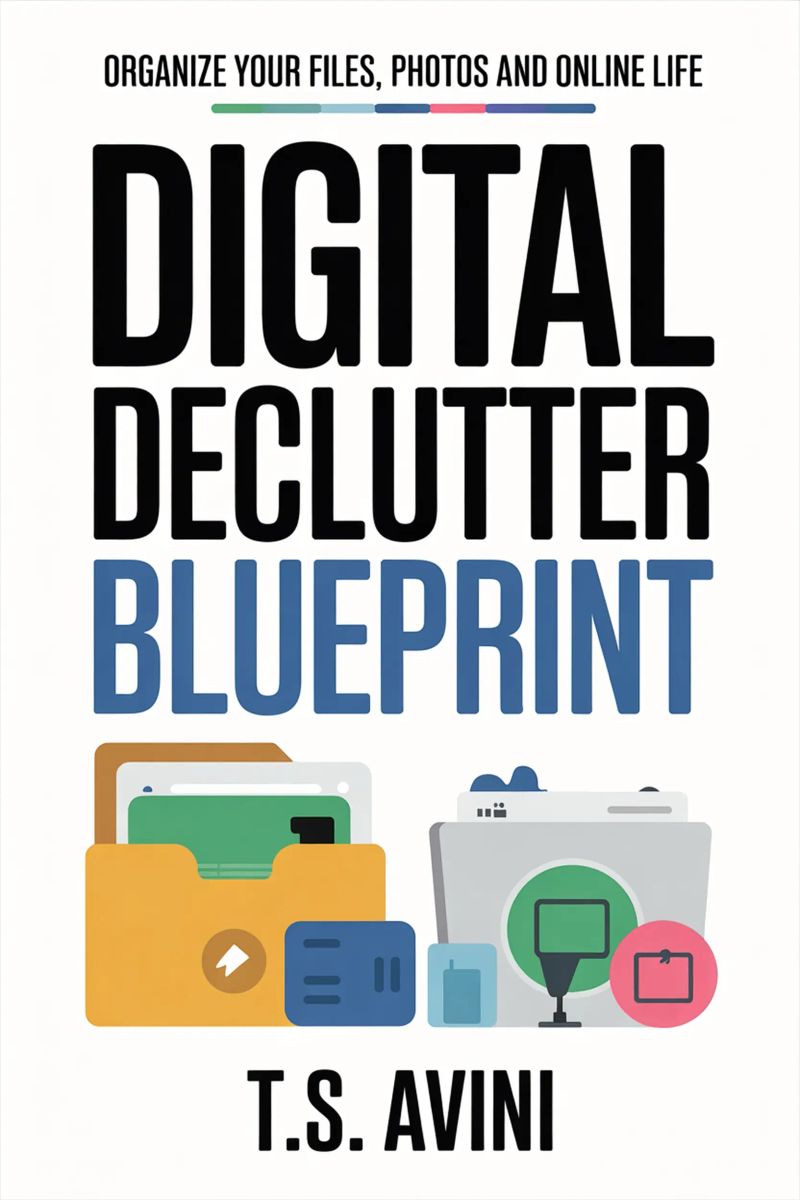 Digital Declutter Blueprint Audiobook by T.S Avini - ElevenReader