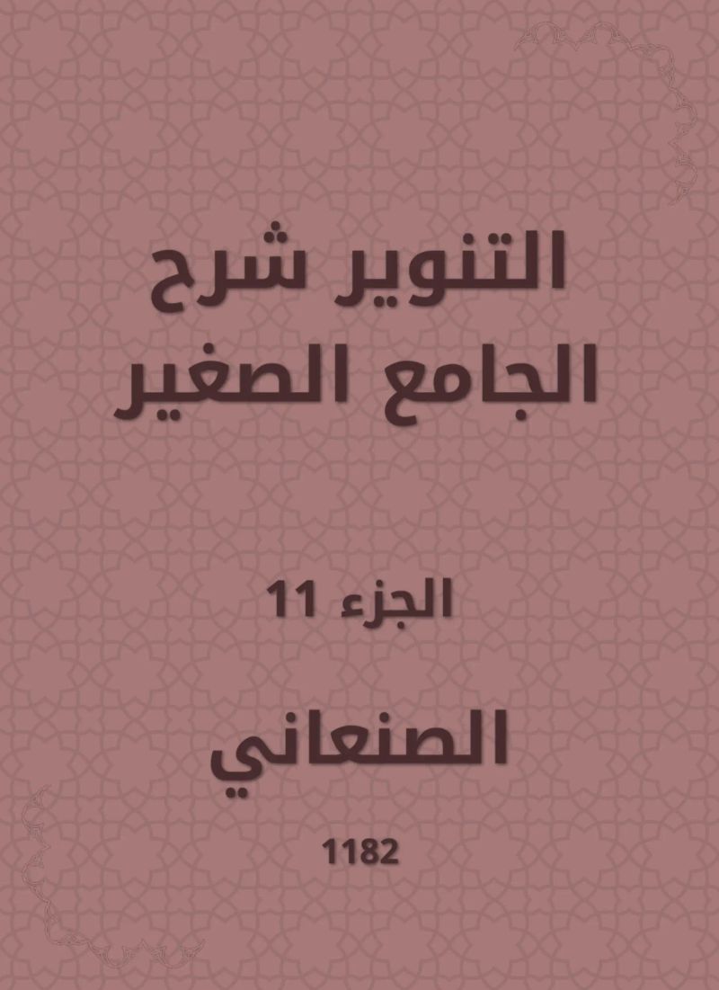 التنوير شرح الجامع الصغير