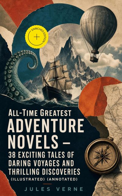 All-Time Greatest Adventure Novels – 38 Exciting Tales of Daring Voyages and Thrilling Discoveries (Illustrated) (Annotated)