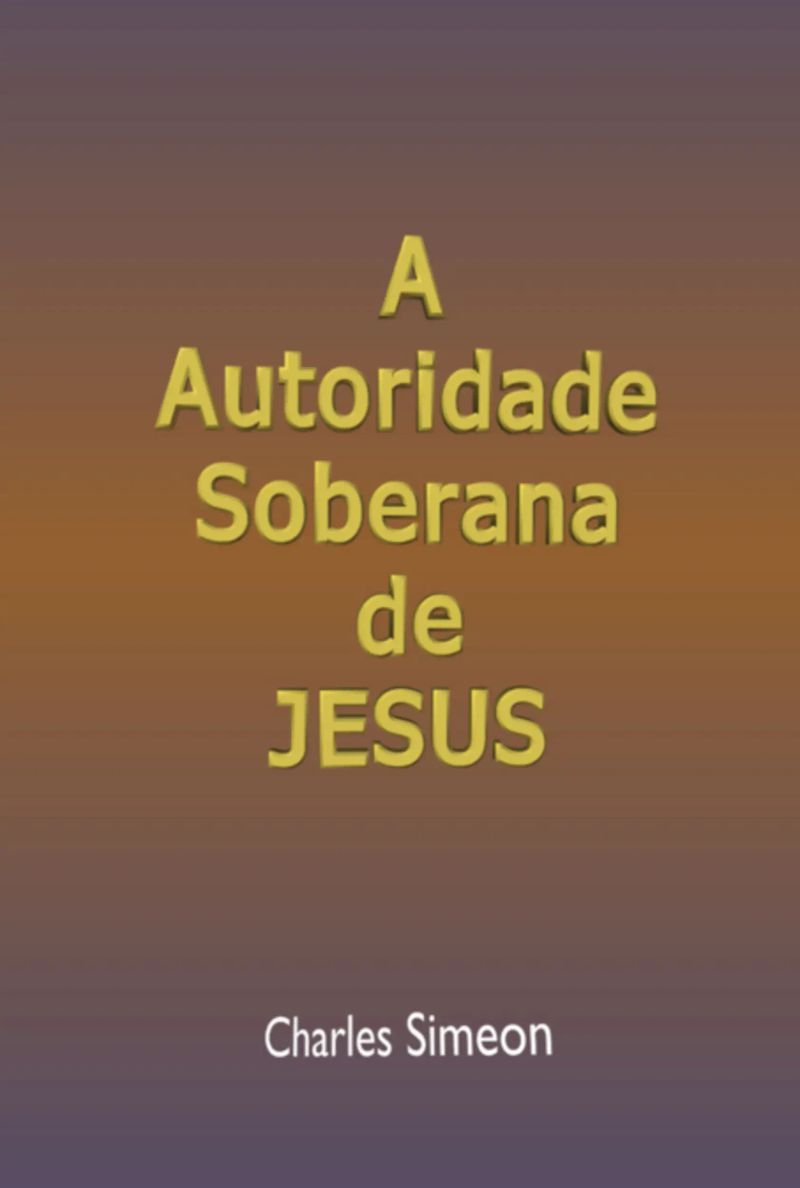 A Autoridade Soberana De Deus