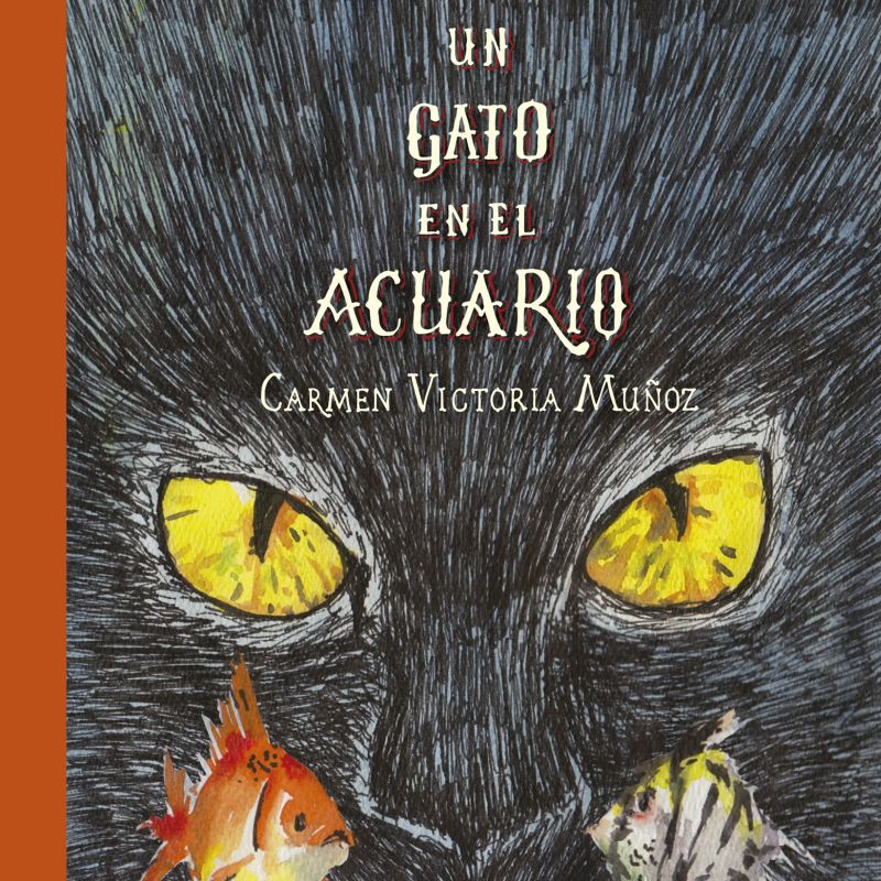 Un gato en el acuario