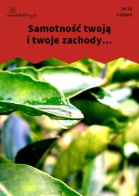 Samotność twoją i twoje zachody...