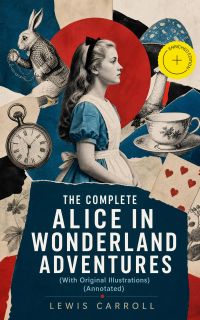 THE COMPLETE ALICE IN WONDERLAND ADVENTURES (With Original Illustrations) (Annotated)