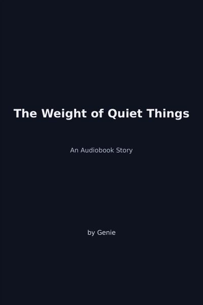 The Weight of Quiet Things