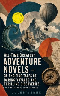 All-Time Greatest Adventure Novels – 38 Exciting Tales of Daring Voyages and Thrilling Discoveries (Illustrated) (Annotated)