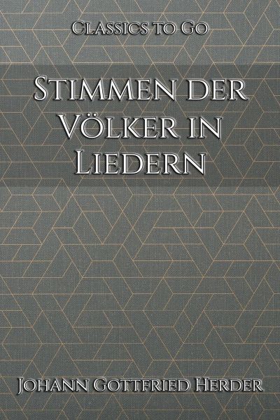 Stimmen der Völker in Liedern