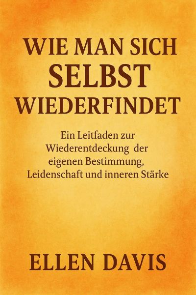 Wie man sich selbst wiederfindet